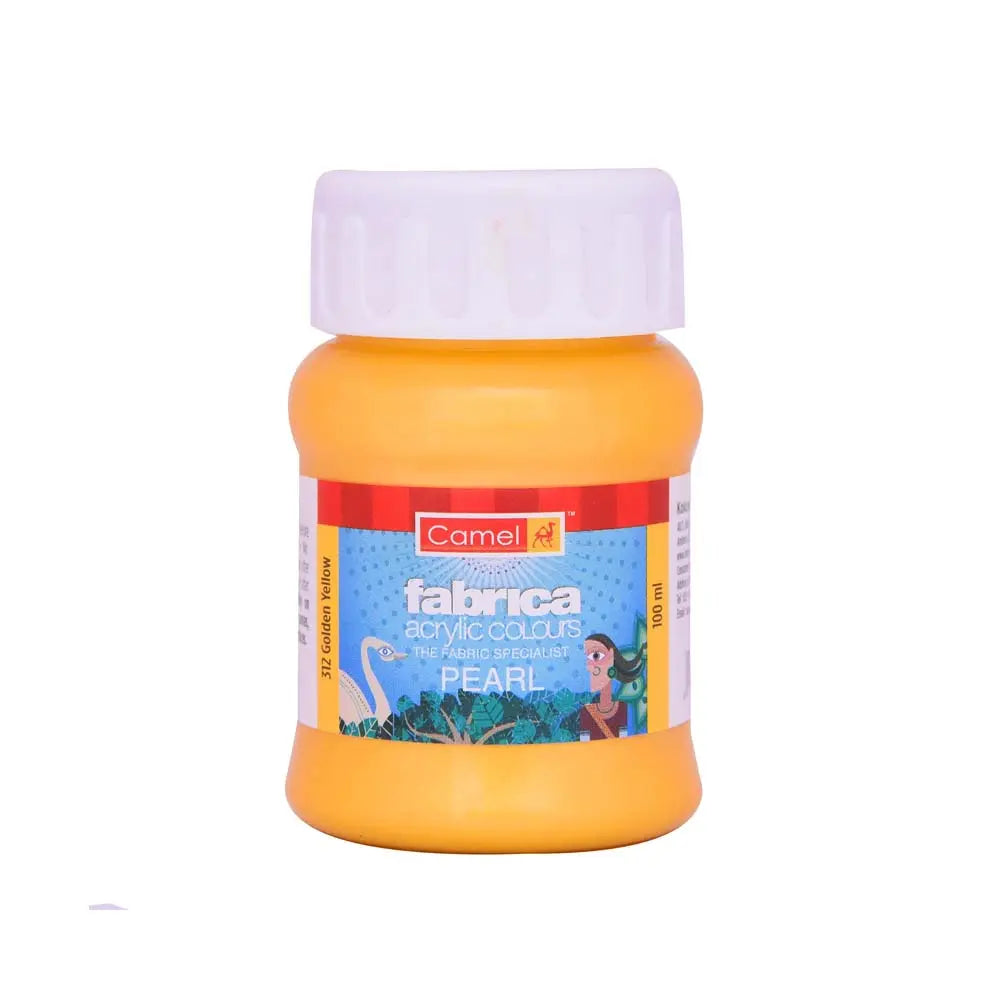 Camel Fabrica Acrylic Colours 100ml - Classic, Pearl & Metallic Shades
