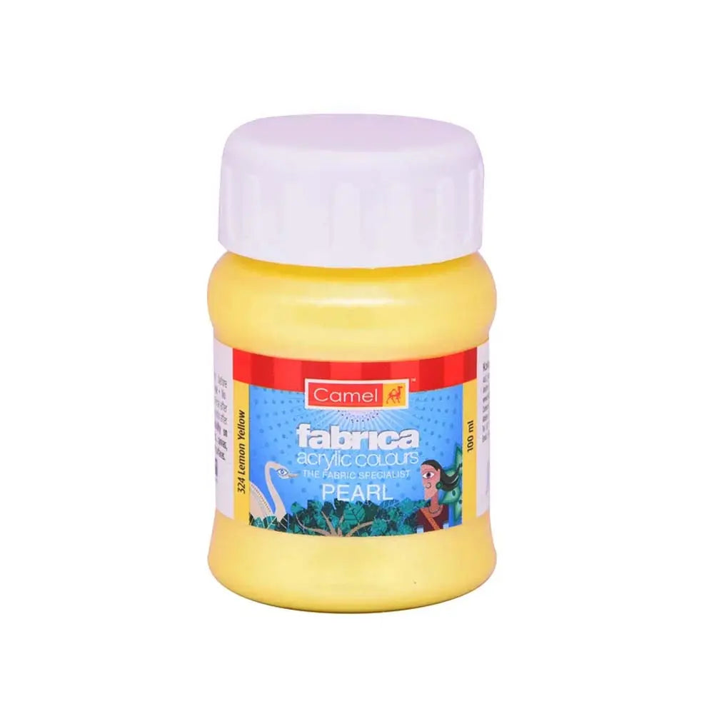 Camel Fabrica Acrylic Colours 100ml - Classic, Pearl & Metallic Shades