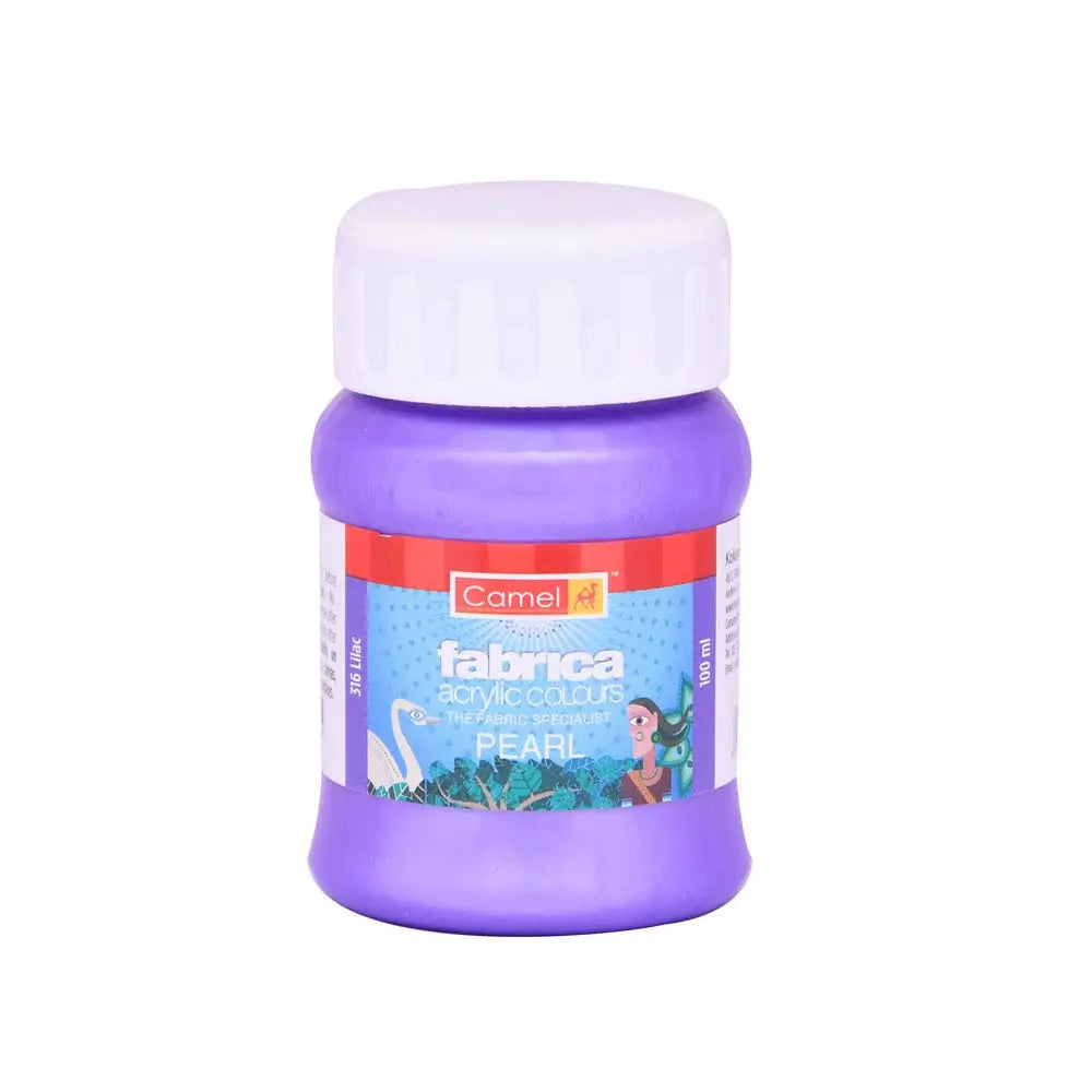 Camel Fabrica Acrylic Colours 100ml - Classic, Pearl & Metallic Shades