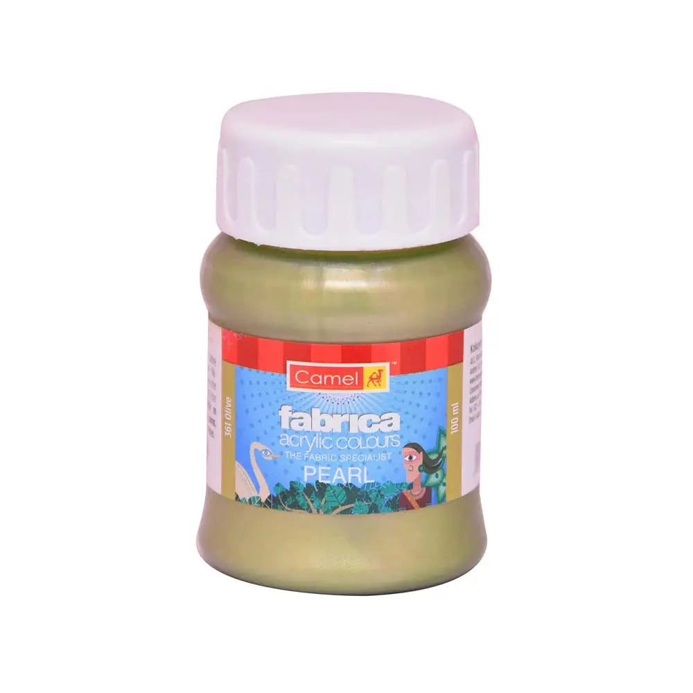 Camel Fabrica Acrylic Colours 100ml - Classic, Pearl & Metallic Shades