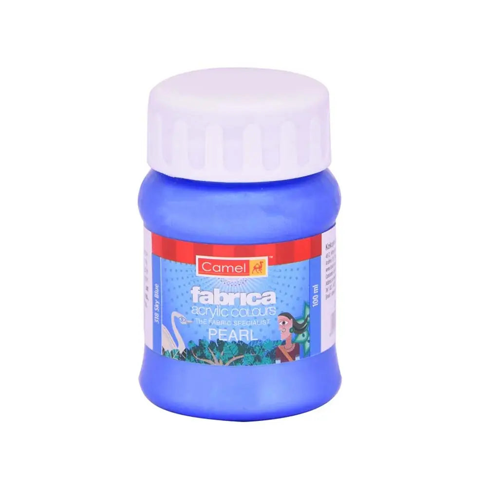 Camel Fabrica Acrylic Colours 100ml - Pearl Sky Blue