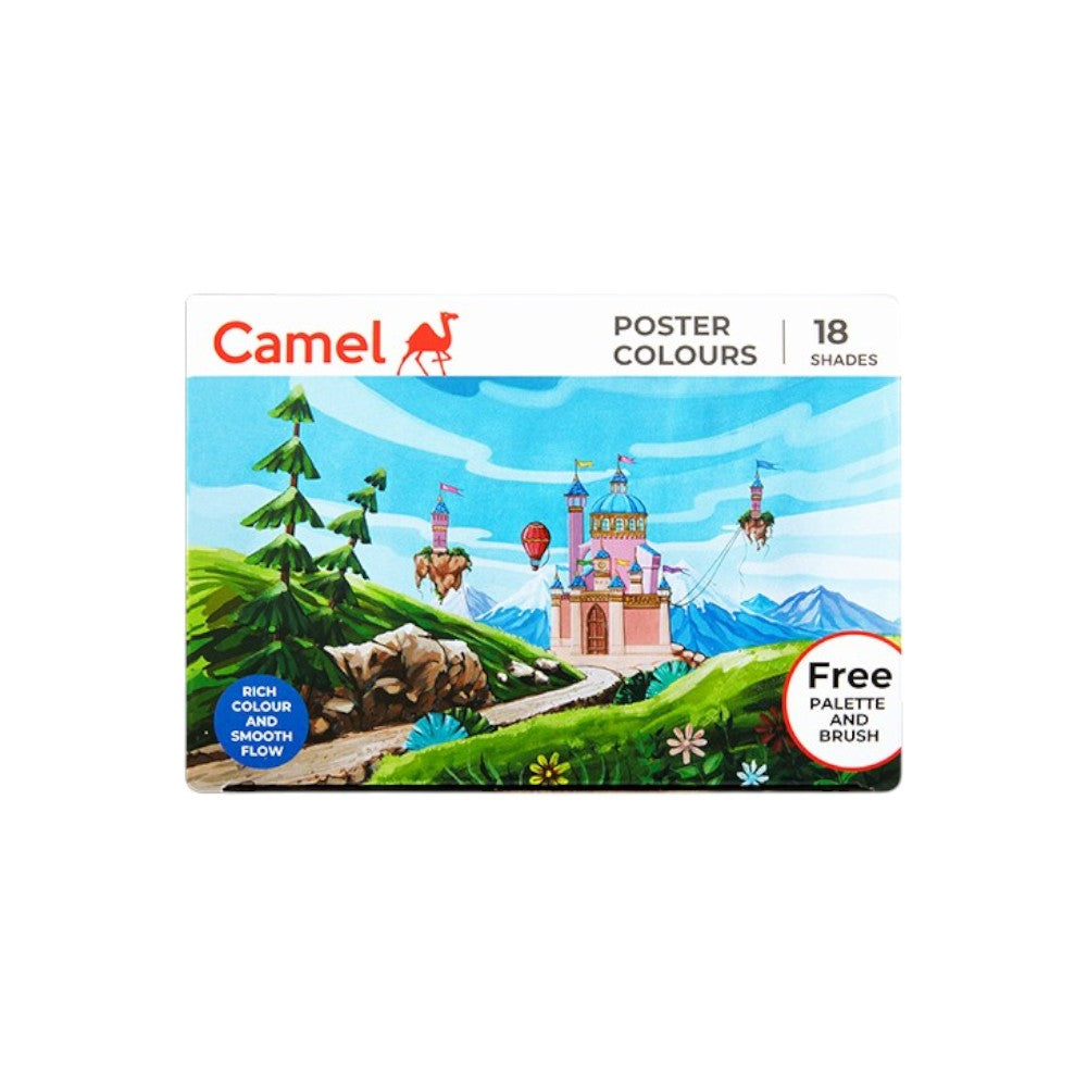 Camel Student Poster Colours - Sets of 6 to 18 Shades - 10ml
