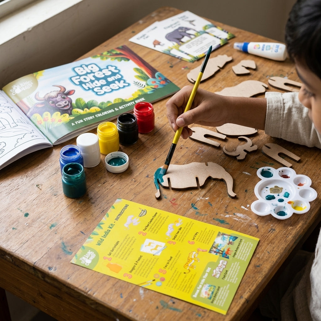 Wild India DIY Activity Kit for Kids - cj forest giants 5