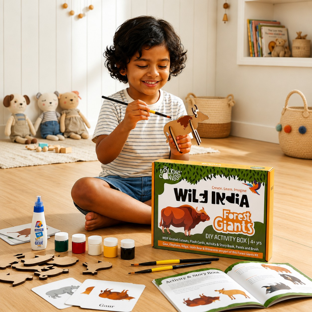 Wild India DIY Activity Kit for Kids - cj forest giants 9