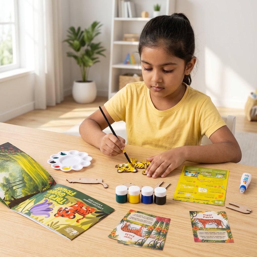 Wild India DIY Activity Kit for Kids - cj jungle jamboree 5