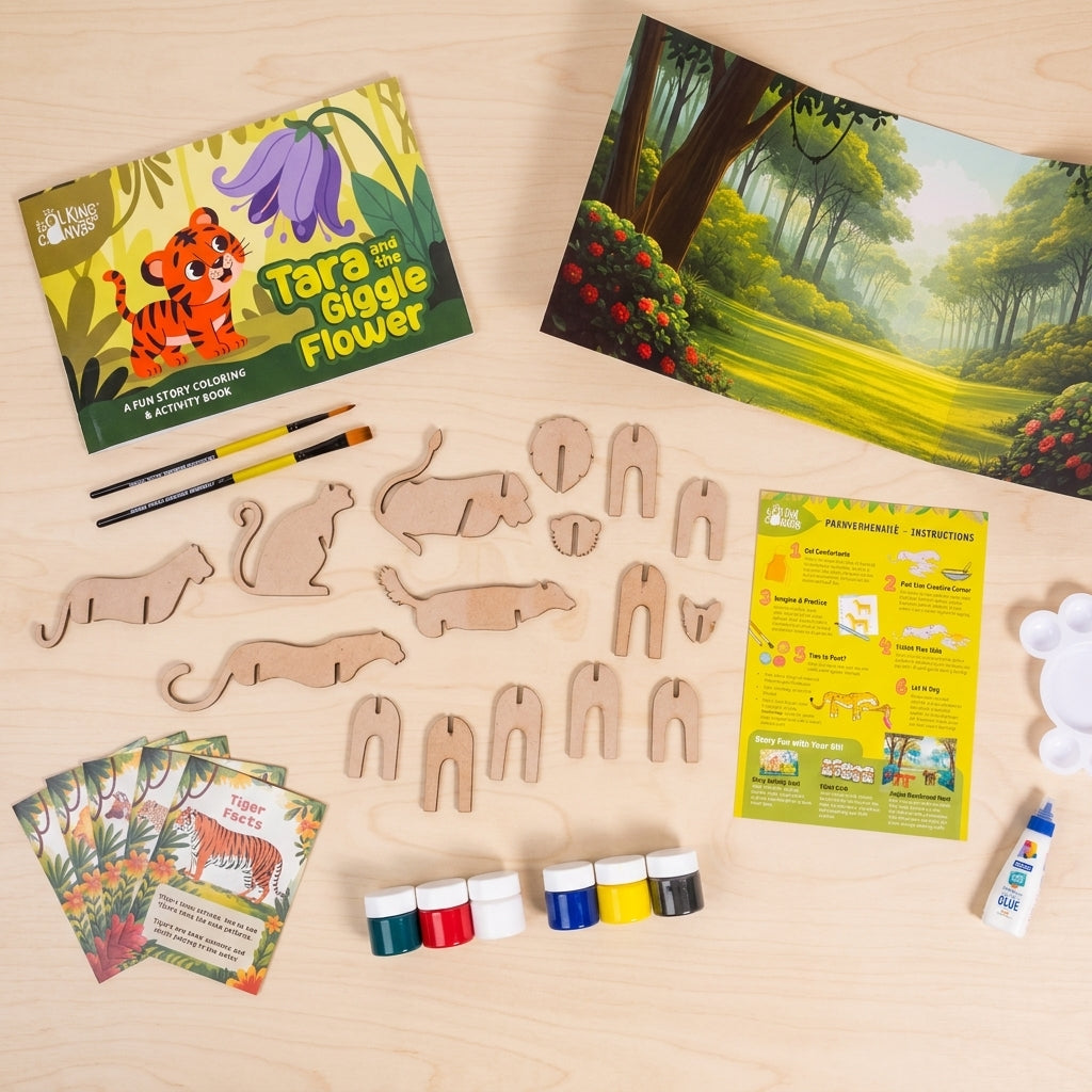 Wild India DIY Activity Kit for Kids - cj jungle jamboree 7