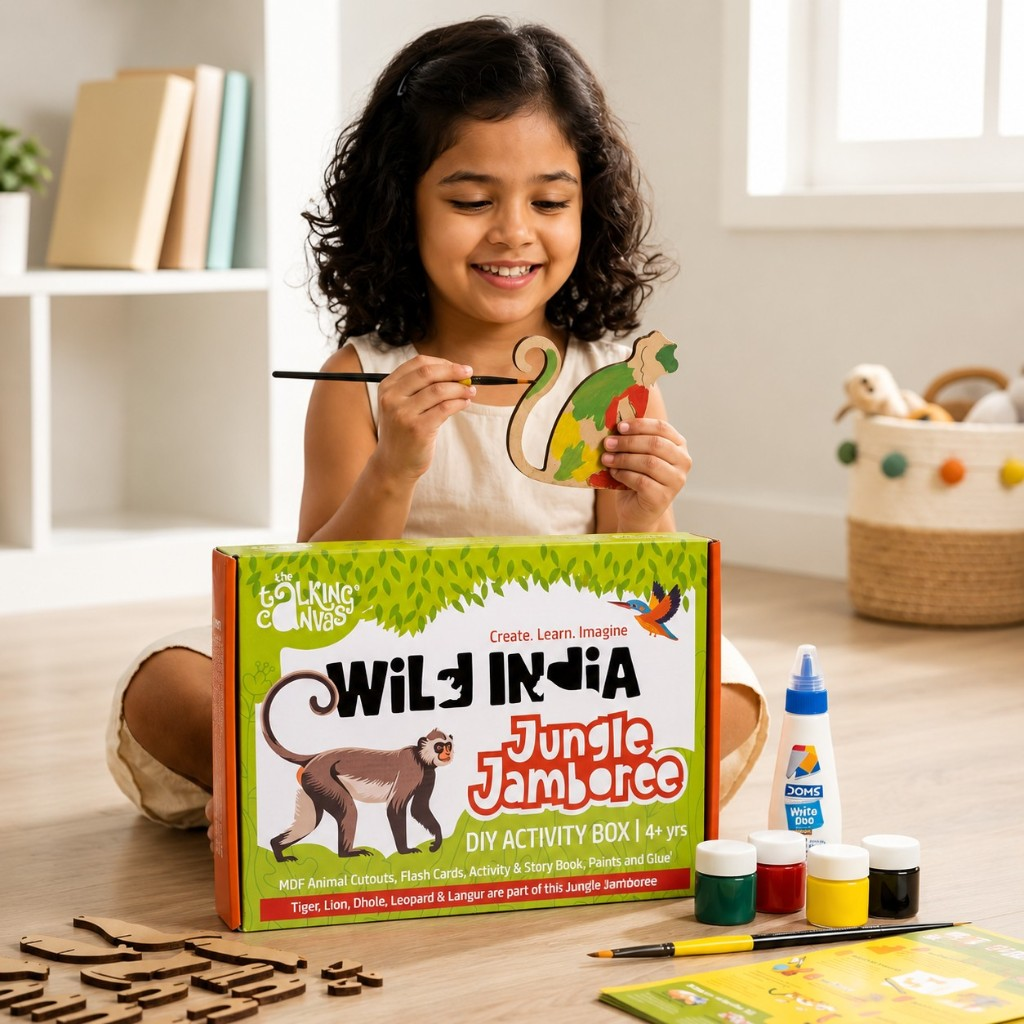Wild India DIY Activity Kit for Kids - cj jungle jamboree 8
