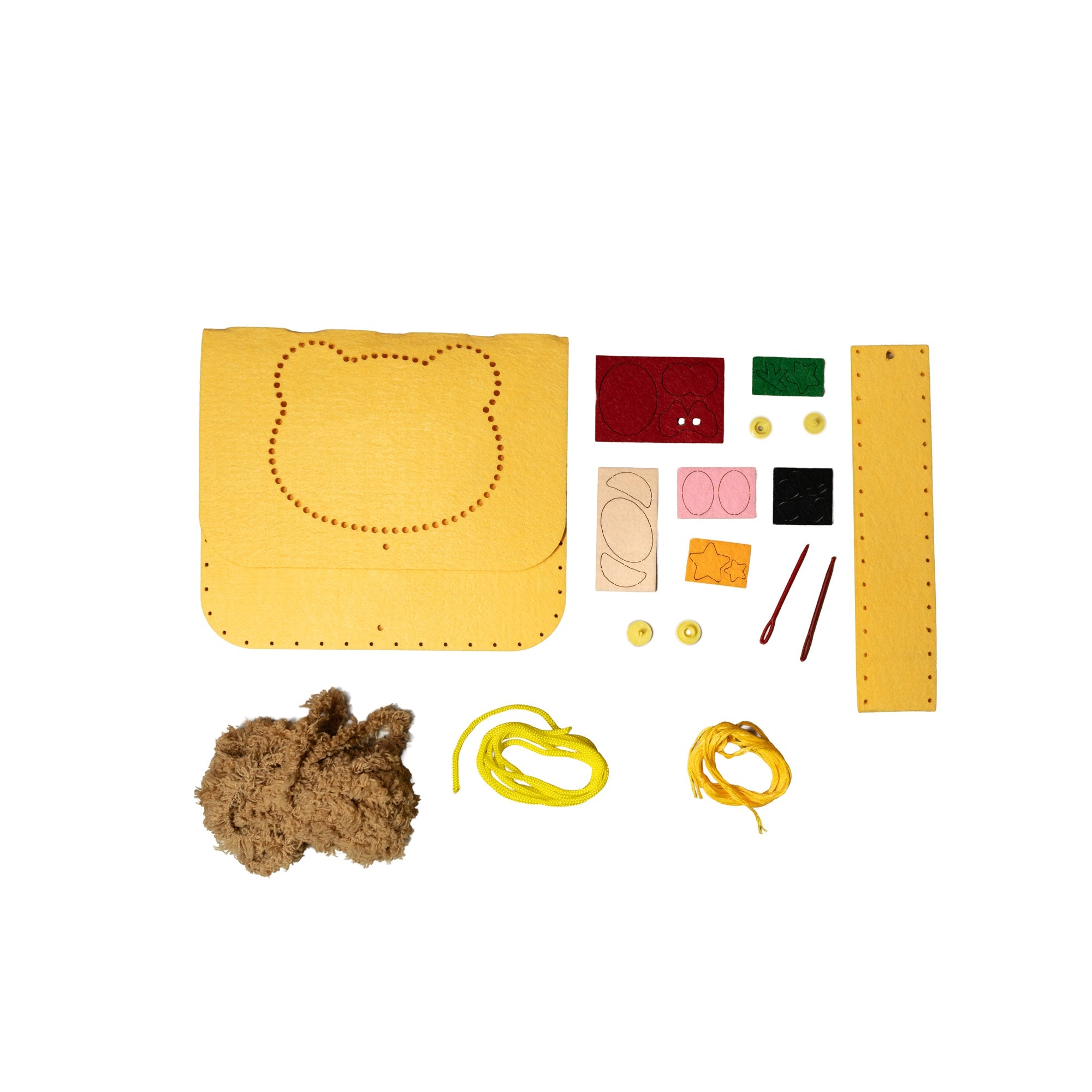 Sling Bag Stitching Kit for Kids - cj love brown stitching kit 5