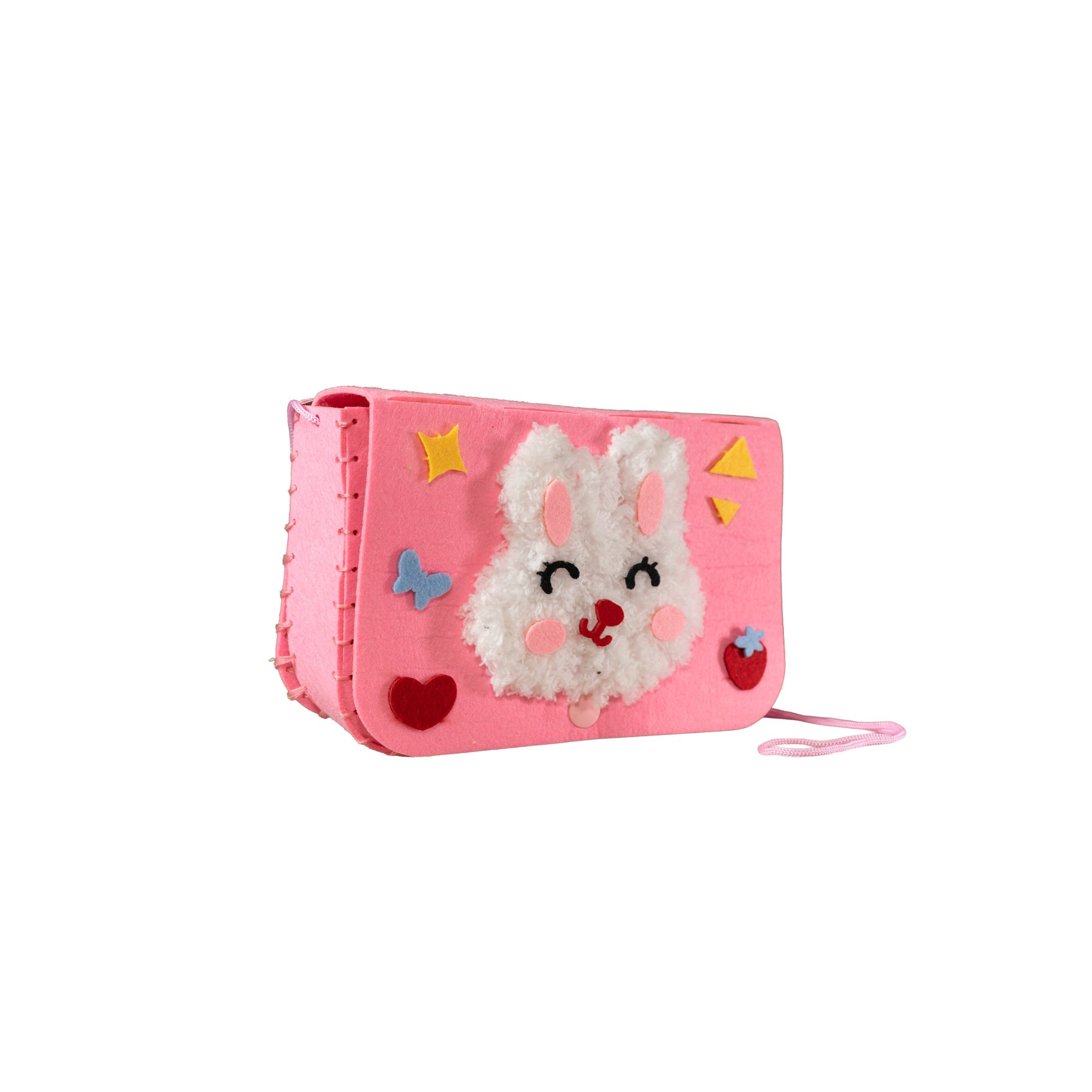 Sling Bag Stitching Kit for Kids - cj love pink stitching kit 4