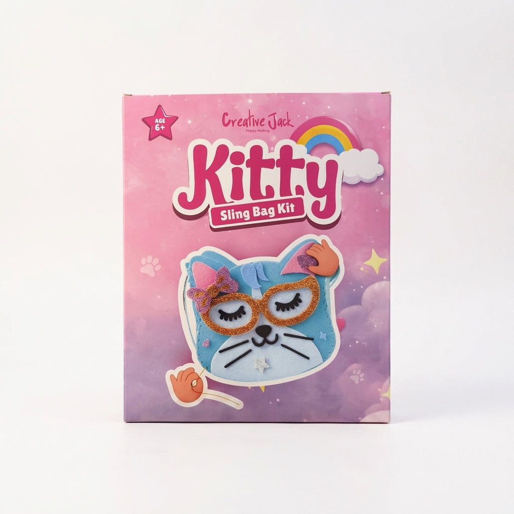 Sling Bag DIY Kit for Kids - cj sling bag kitty kit 2