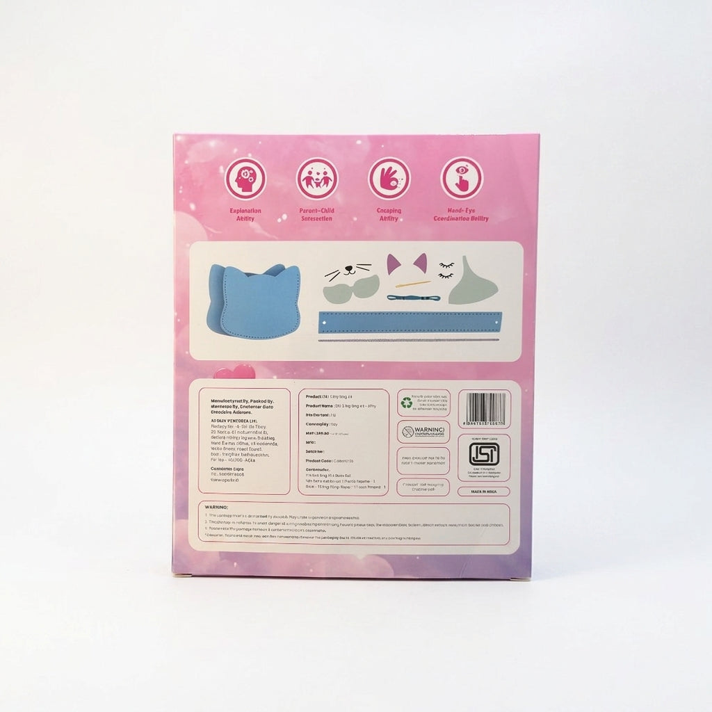 Sling Bag DIY Kit for Kids - cj sling bag kitty kit 5