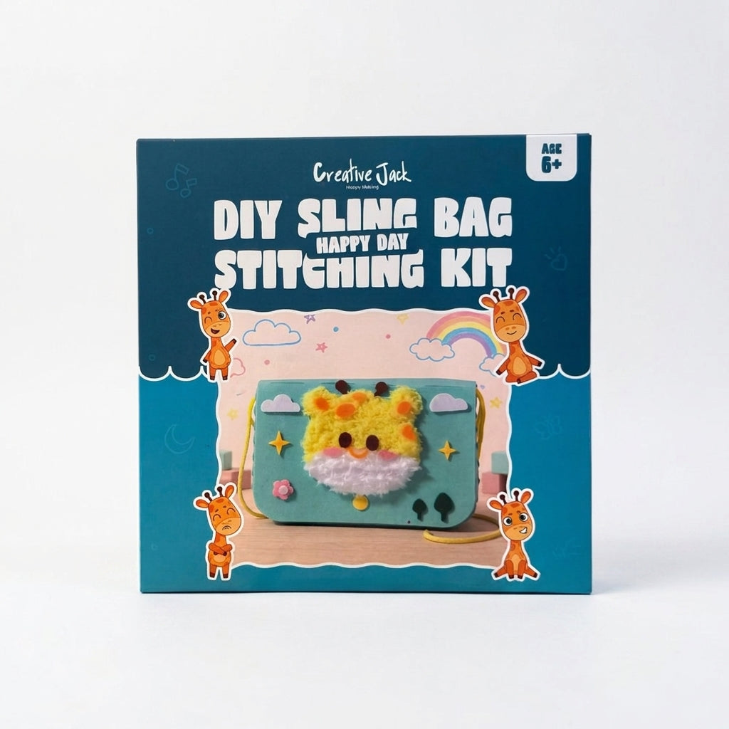 Sling Bag Stitching Kit for Kids - cj sling bag stitching kit happy day 2