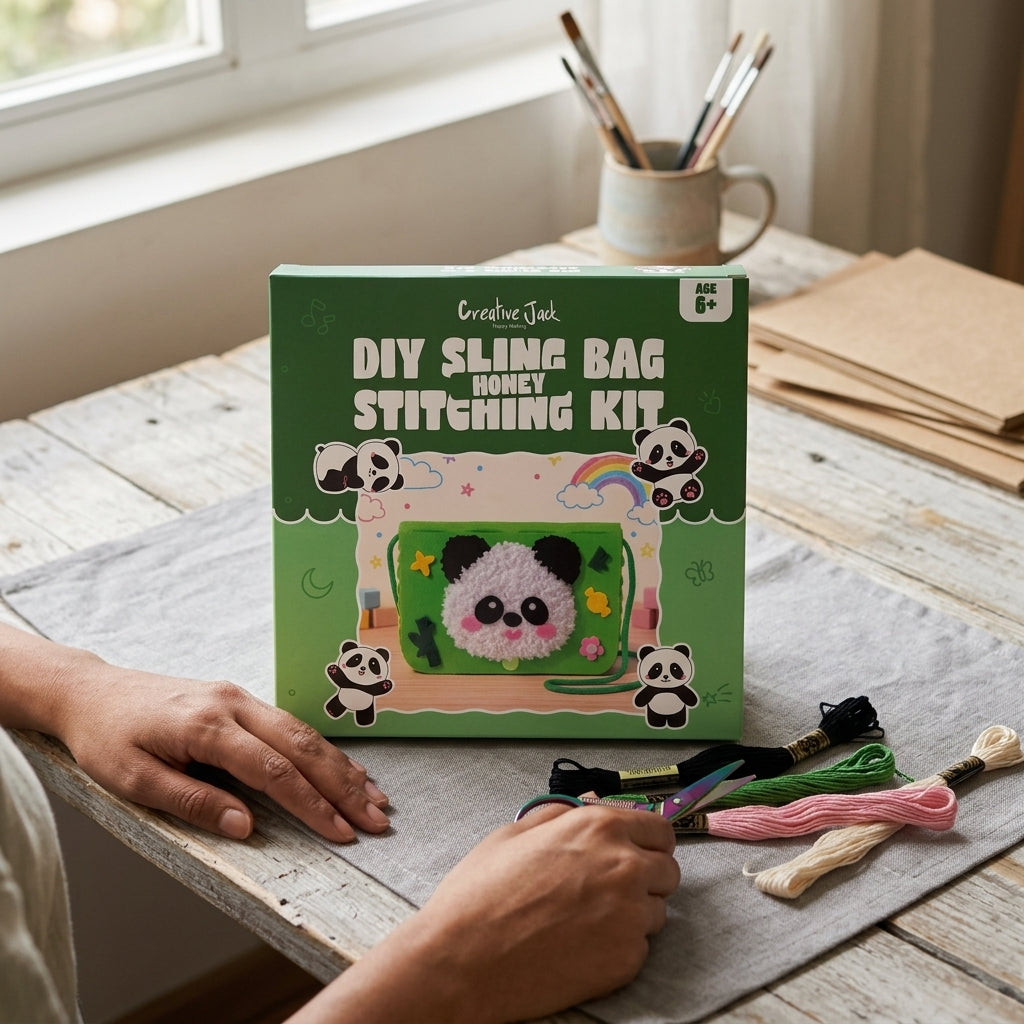 Sling Bag Stitching Kit for Kids - cj sling bag stitching kit honey 4