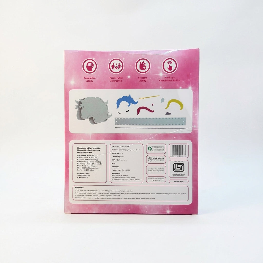 Sling Bag DIY Kit for Kids - cj sling bag unicorn kit 5