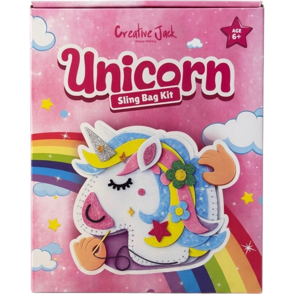 Sling Bag DIY Kit for Kids - cj sling bag unicorn kit 6 swatch