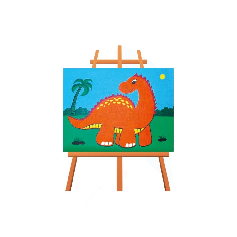 Creative Jack My Canvas Painting Kit - Age 6+ - Dino, Unicorn & Turtle