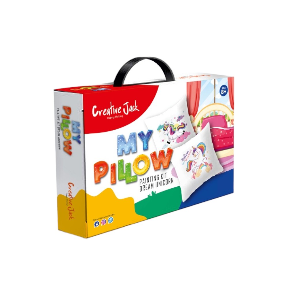 Creative Jack My Pillow Painting Kit for Kids Age 6 Plus - DIY Art Set