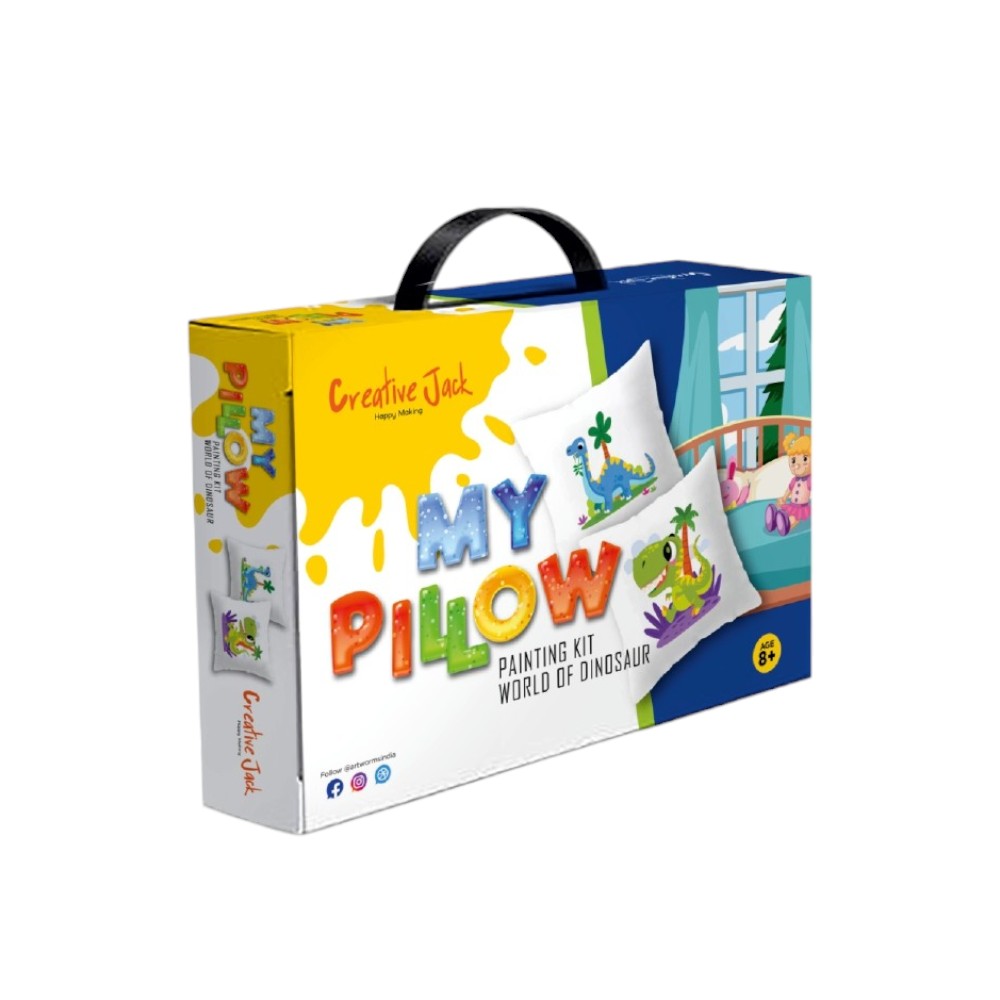 Creative Jack My Pillow Painting Kit for Kids Age 6 Plus - DIY Art Set