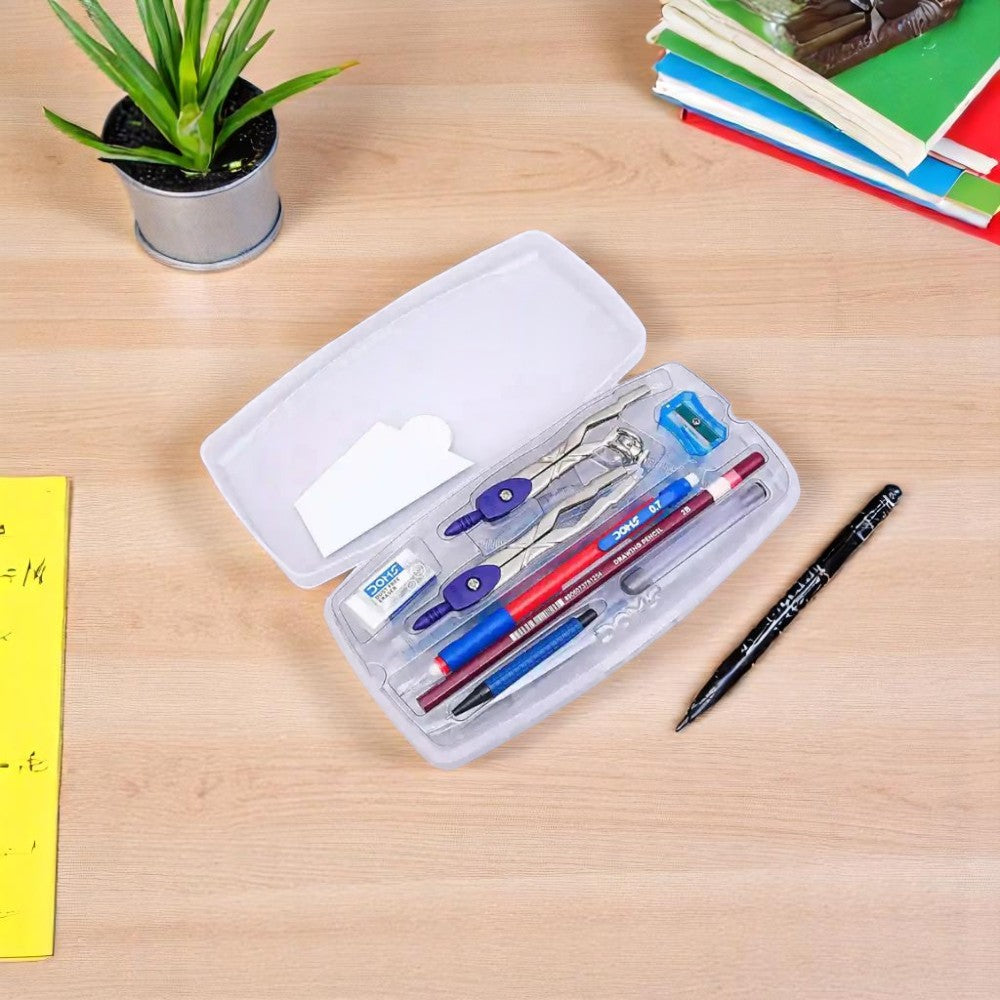 Doms Geoflip Mathematical Instrument Box - Geometry Set Doms