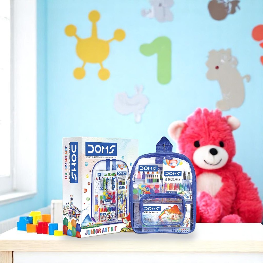 Doms Junior Art Kit - Colour Pencil & Painting Set for Kids Doms