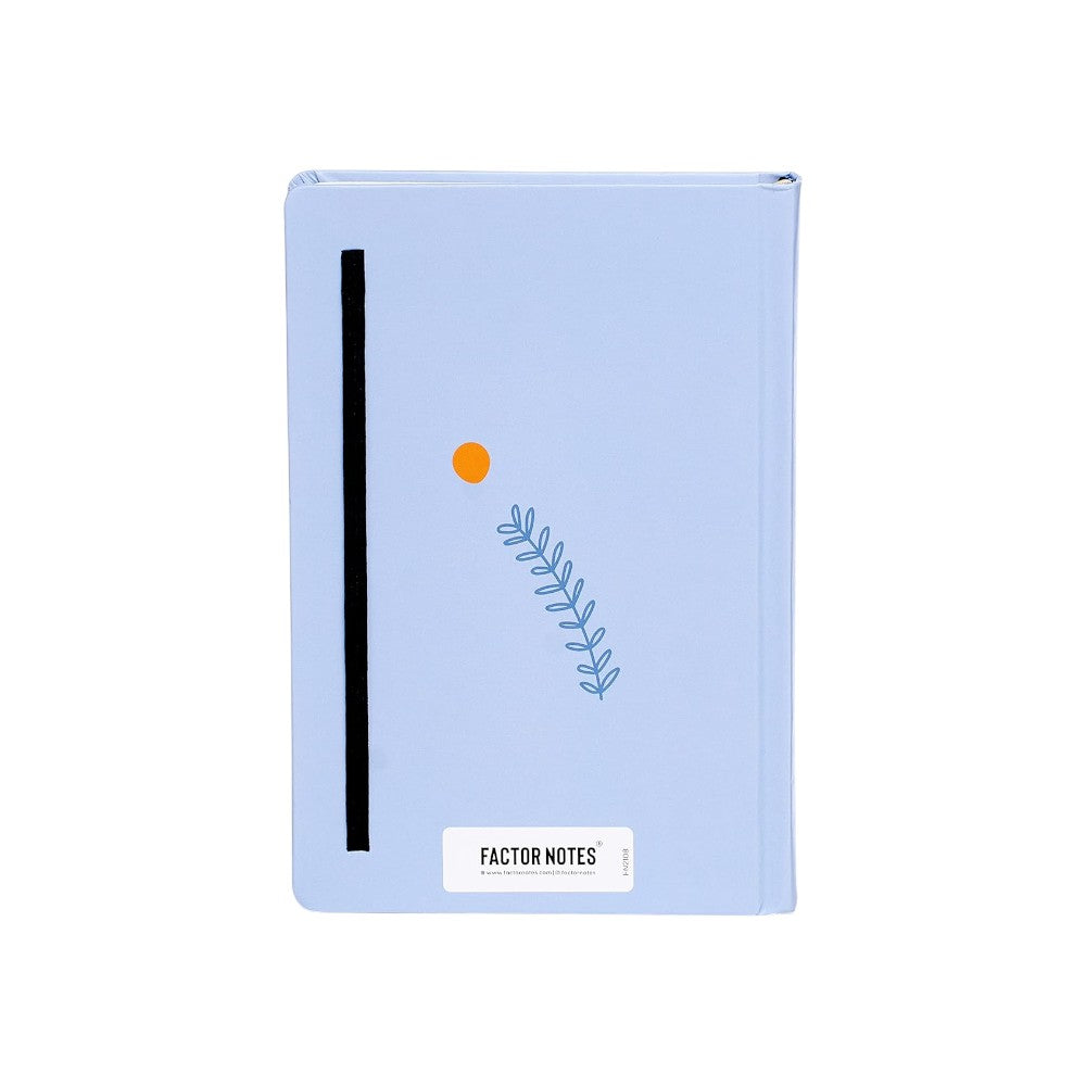 Factor Notes The Blue Sunset Designer Hardcover Notebook - Ruled A5