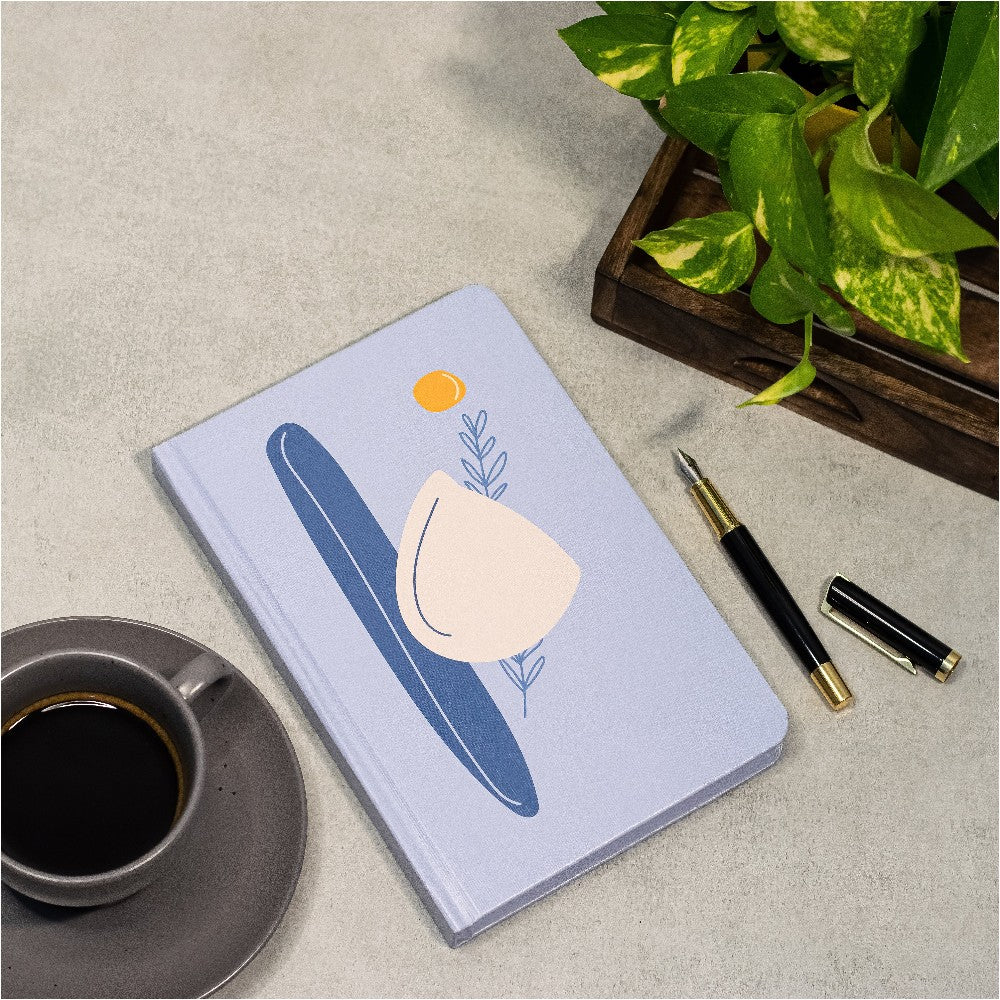 Factor Notes The Blue Sunset Designer Hardcover Notebook - Ruled A5