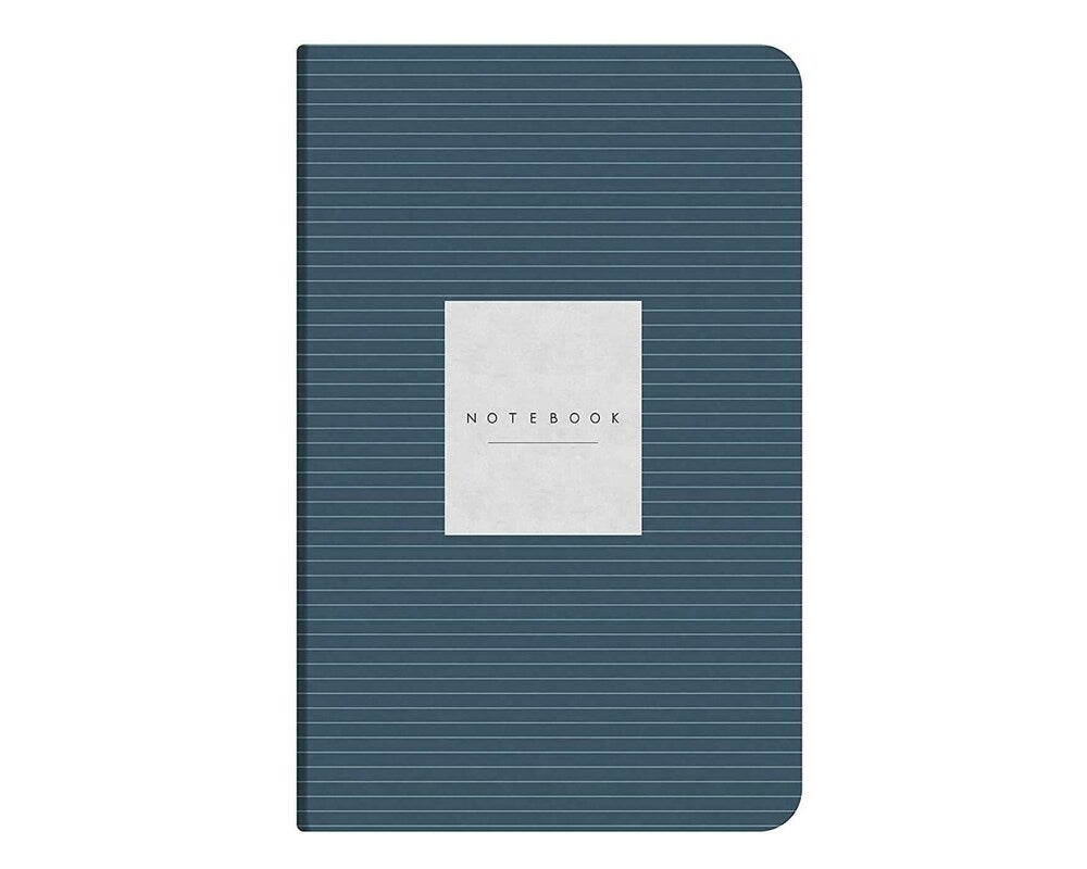 Factor Notes 100 GSM A5 Notebook - Plain 144 Pages (Blue Band) Factor Notes