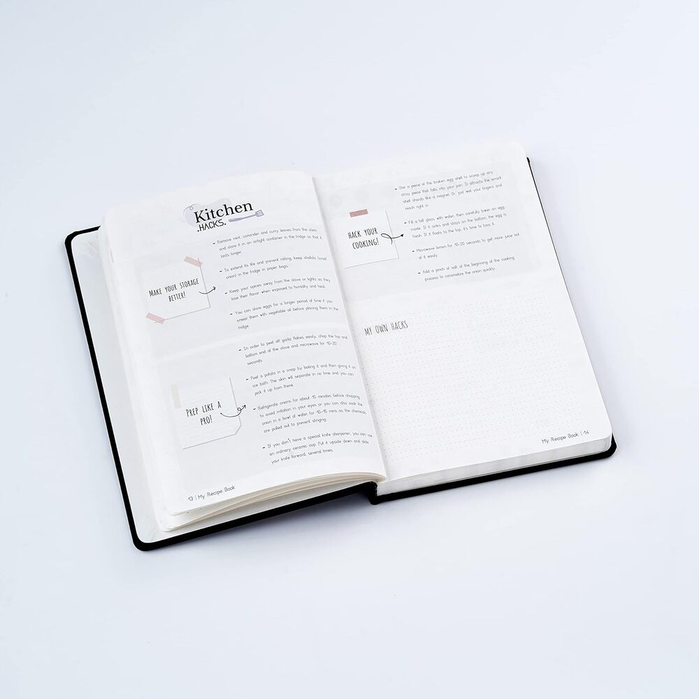 Factor Notes Recipe Journal Hardbound - My Kitchen My Rules