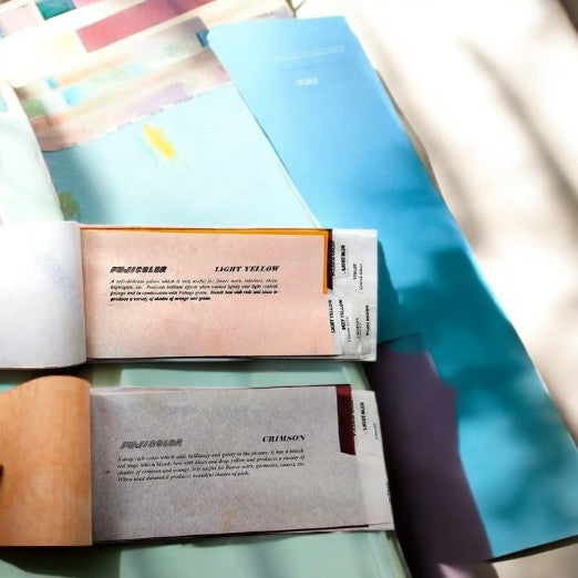 Fuji Transparent Water Color Folios - Photo & Art Coloring Sheets