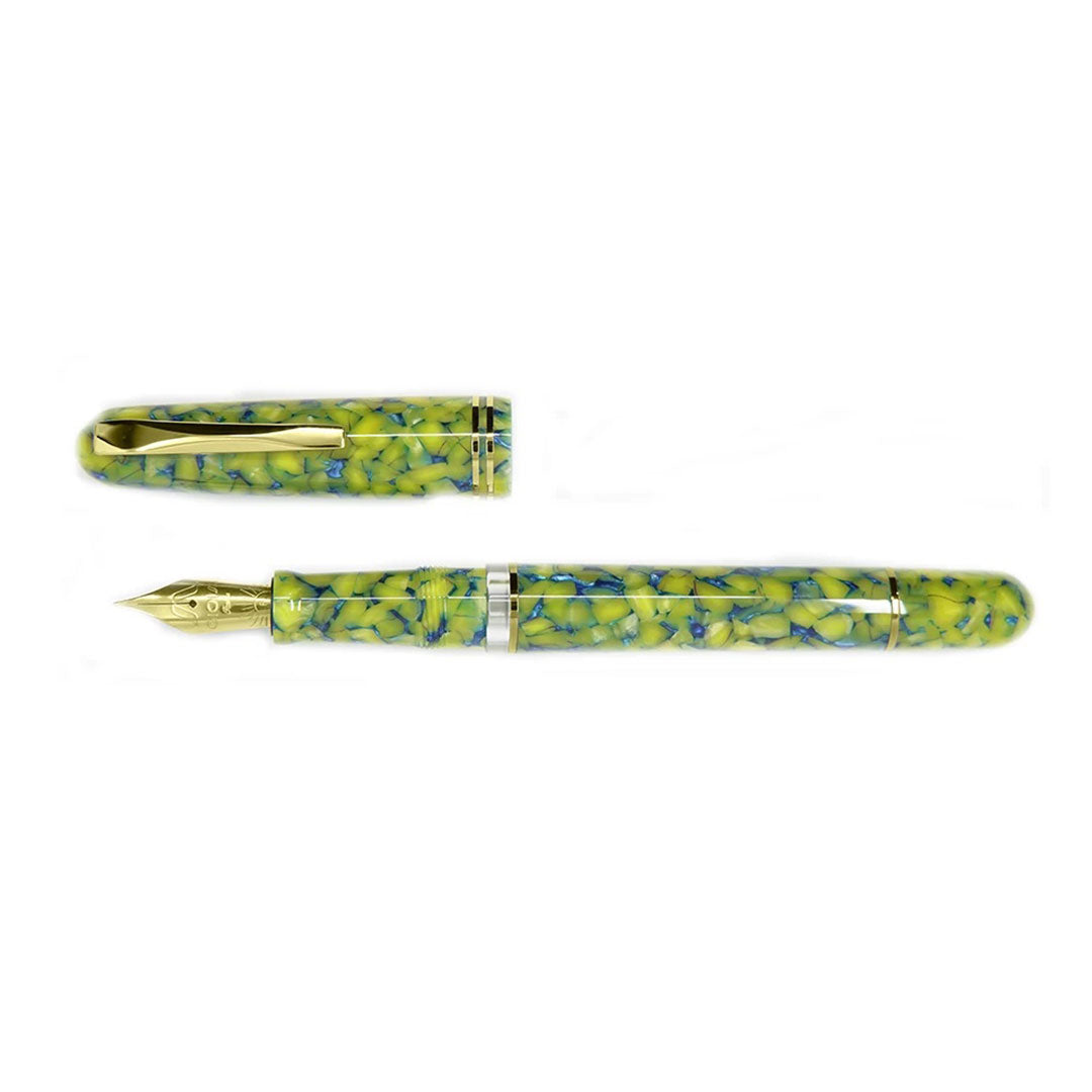 Gioia | Metis Fountain Pen | Colibri Gold | Broad Nib Gioia