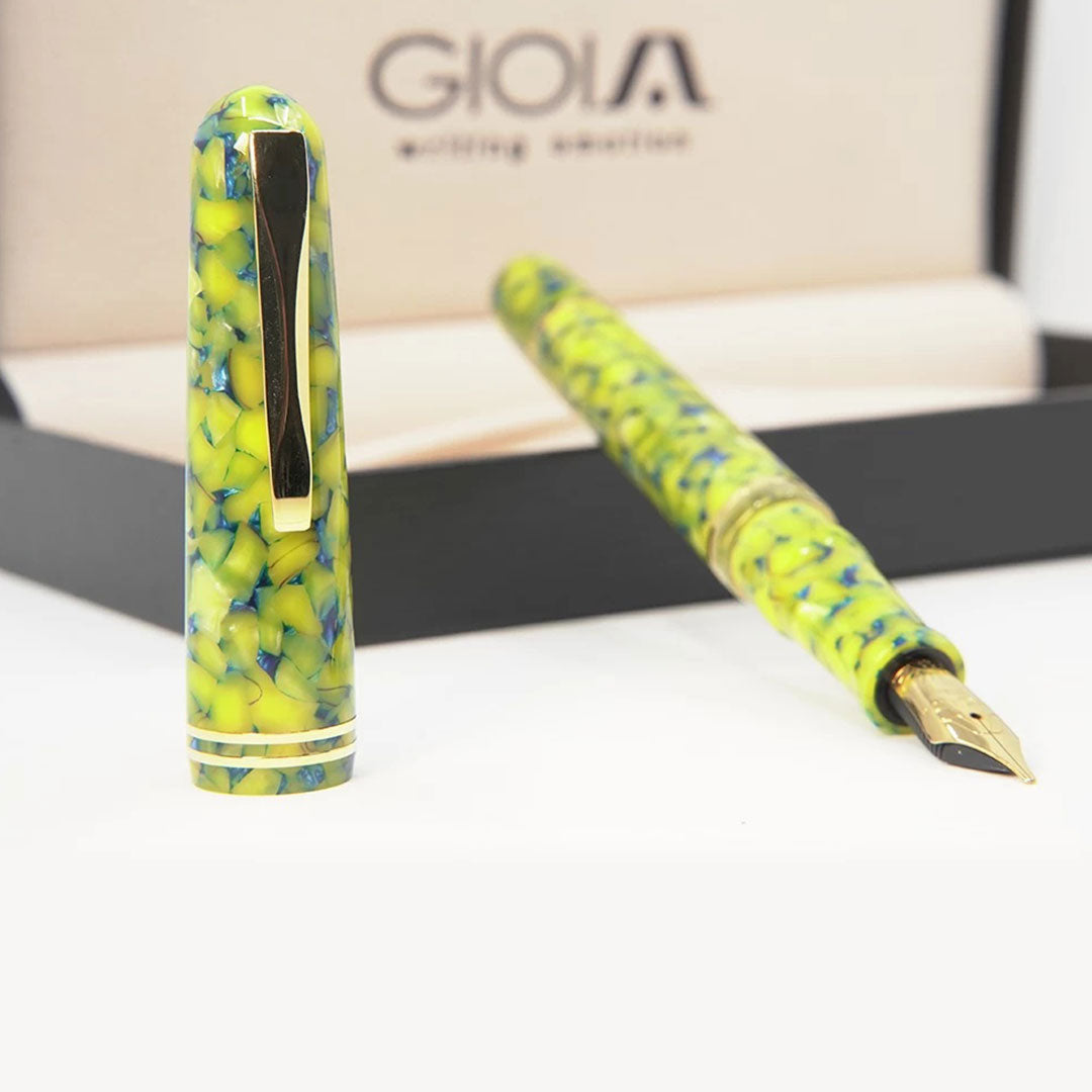 Gioia | Metis Fountain Pen | Colibri Gold | Medium Nib Gioia