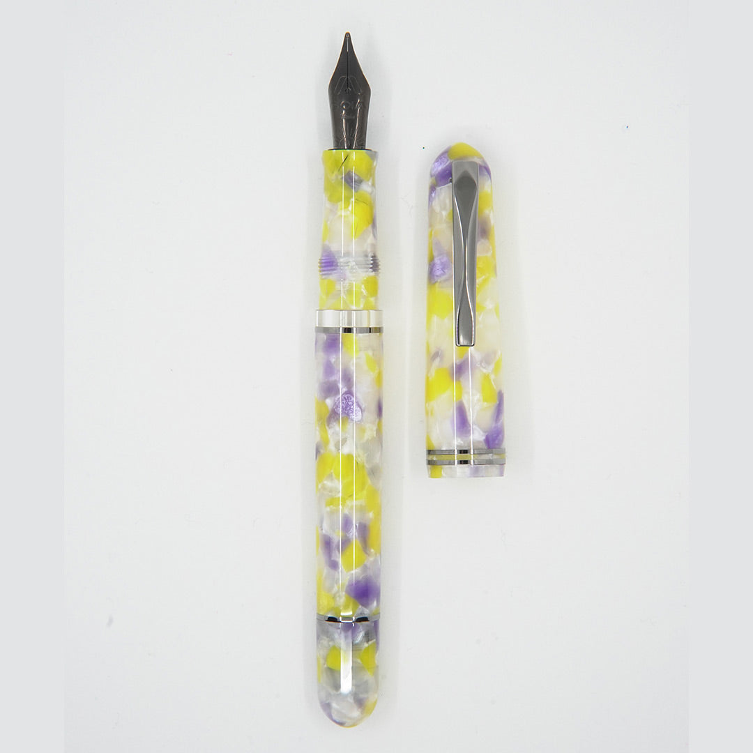 GIOIA | Metis | Fountain Pen | Colibri | Viola | Ruthenium Trims Gioia