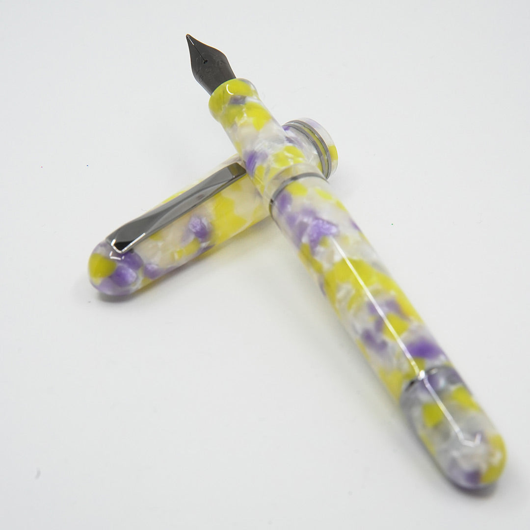 GIOIA | Metis | Fountain Pen | Colibri | Viola | Ruthenium Trims Gioia
