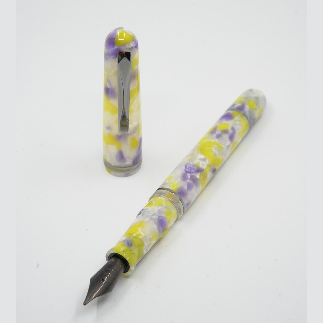 GIOIA | Metis | Fountain Pen | Colibri | Viola | Ruthenium Trims Gioia