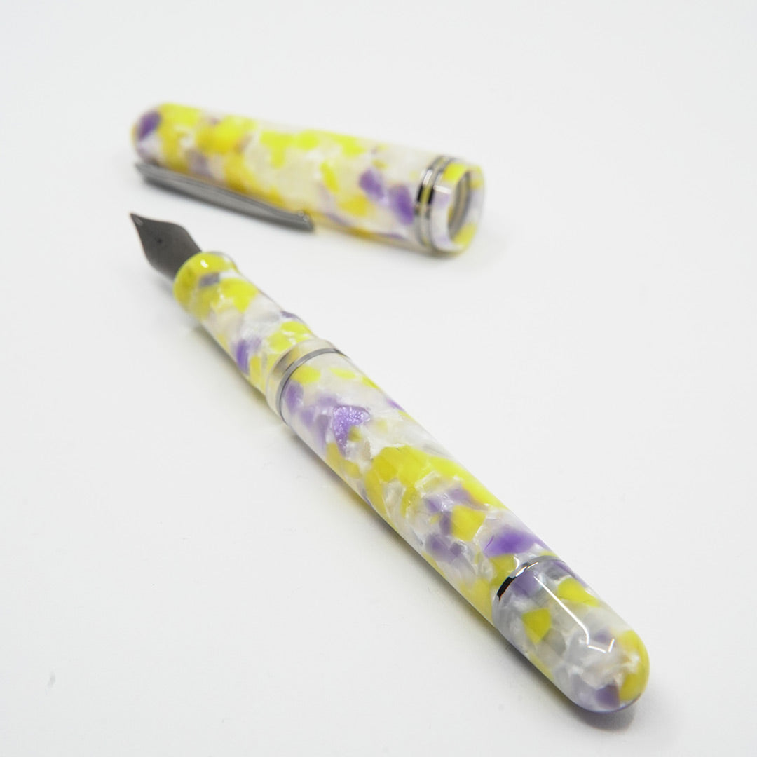 GIOIA | Metis | Fountain Pen | Colibri | Viola | Ruthenium Trims Gioia