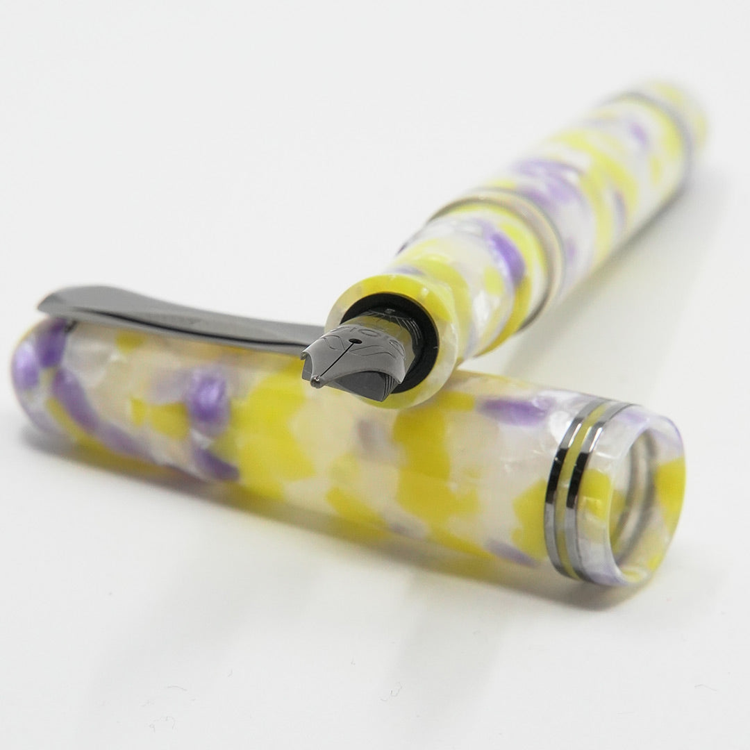 GIOIA | Metis | Fountain Pen | Colibri | Viola | Ruthenium Trims Gioia