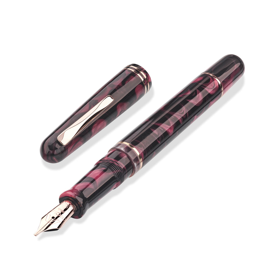 GIOIA | Metis | Fountain Pen | Amaranto | Rose Gold Trims Gioia