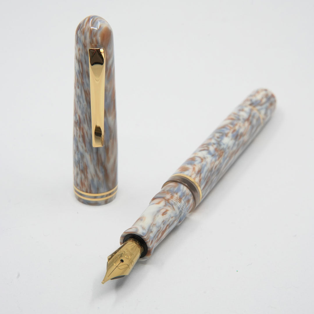 Gioia | Metis | Fountain Pen | Cappuccino | Ruthenium Trims Gioia