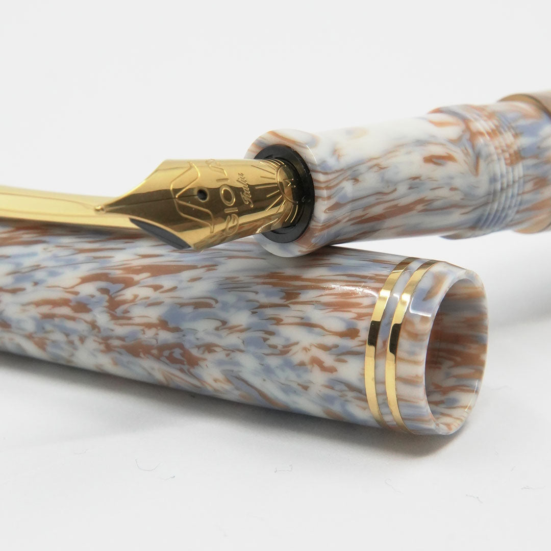 Gioia | Metis | Fountain Pen | Cappuccino | Ruthenium Trims Gioia