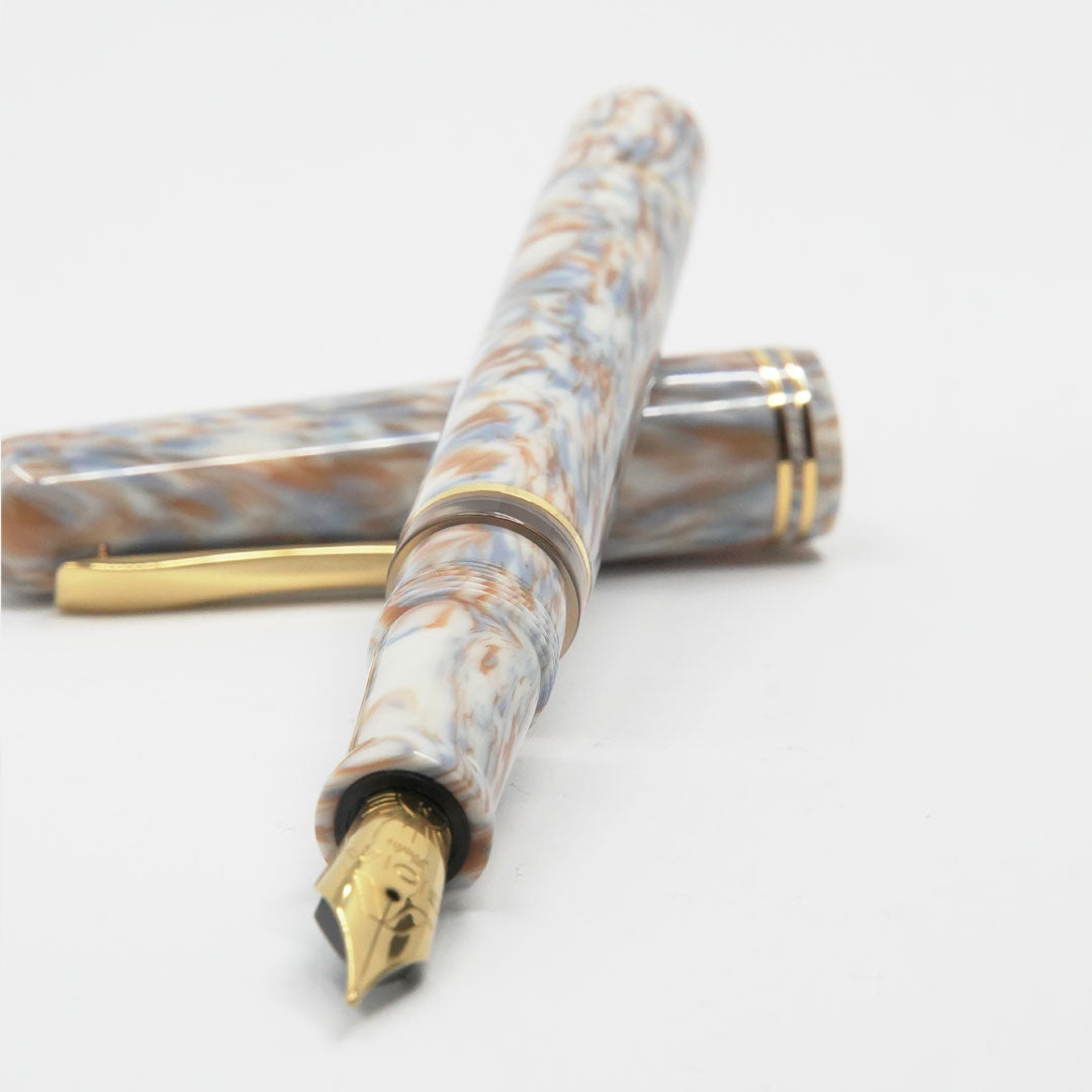 Gioia | Metis | Fountain Pen | Cappuccino | Ruthenium Trims Gioia