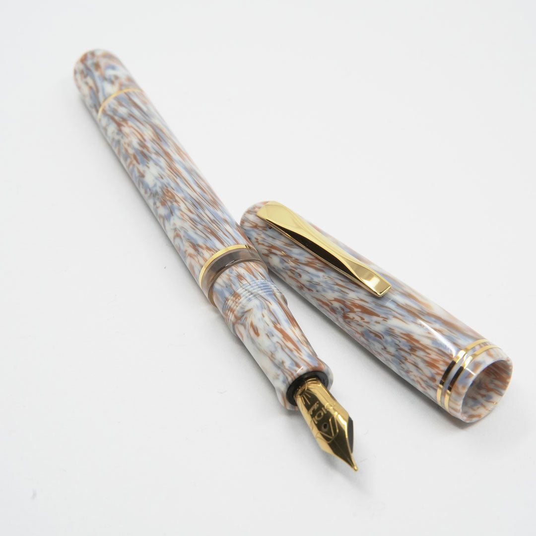Gioia | Metis | Fountain Pen | Cappuccino | Ruthenium Trims Gioia