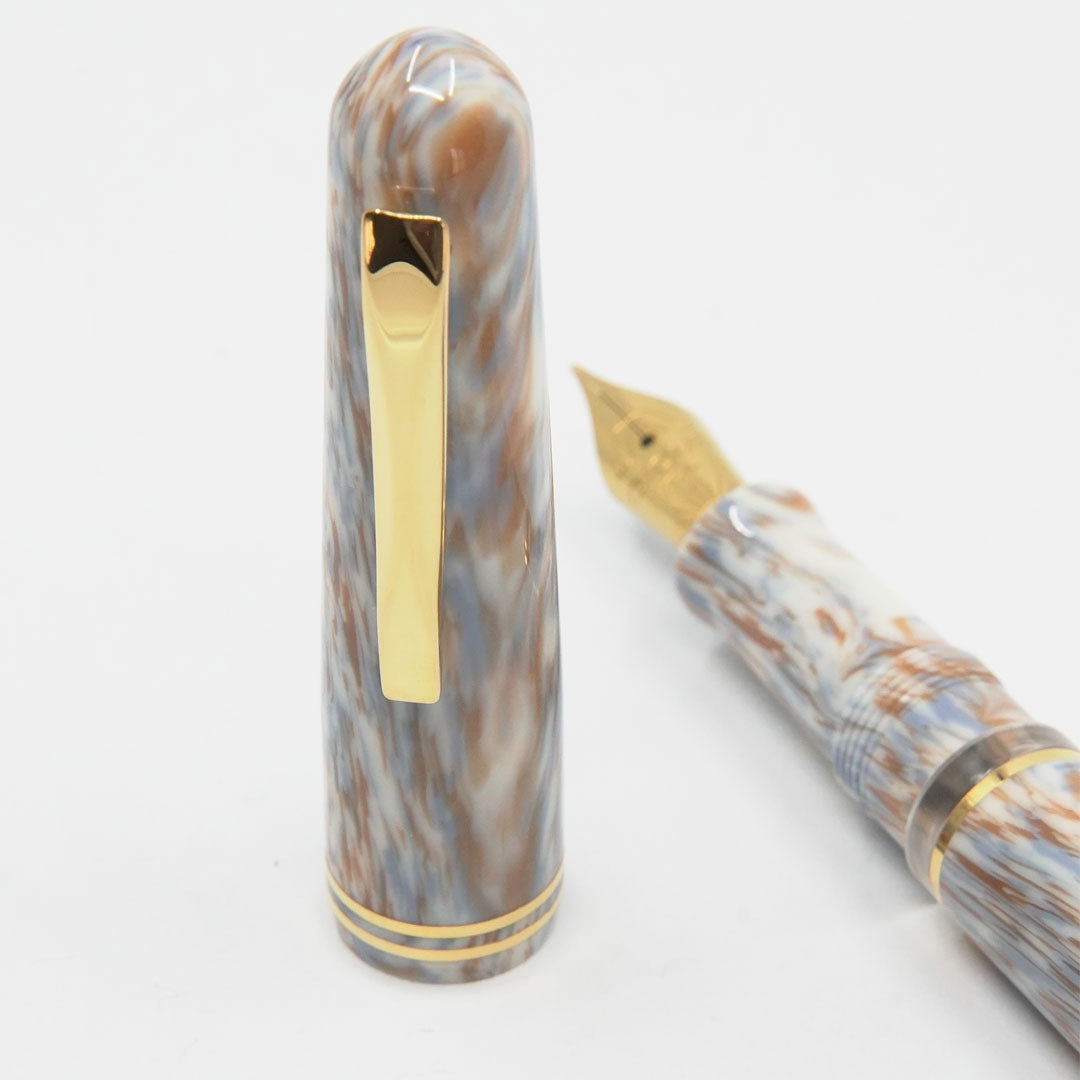 Gioia | Metis | Fountain Pen | Cappuccino | Ruthenium Trims Gioia