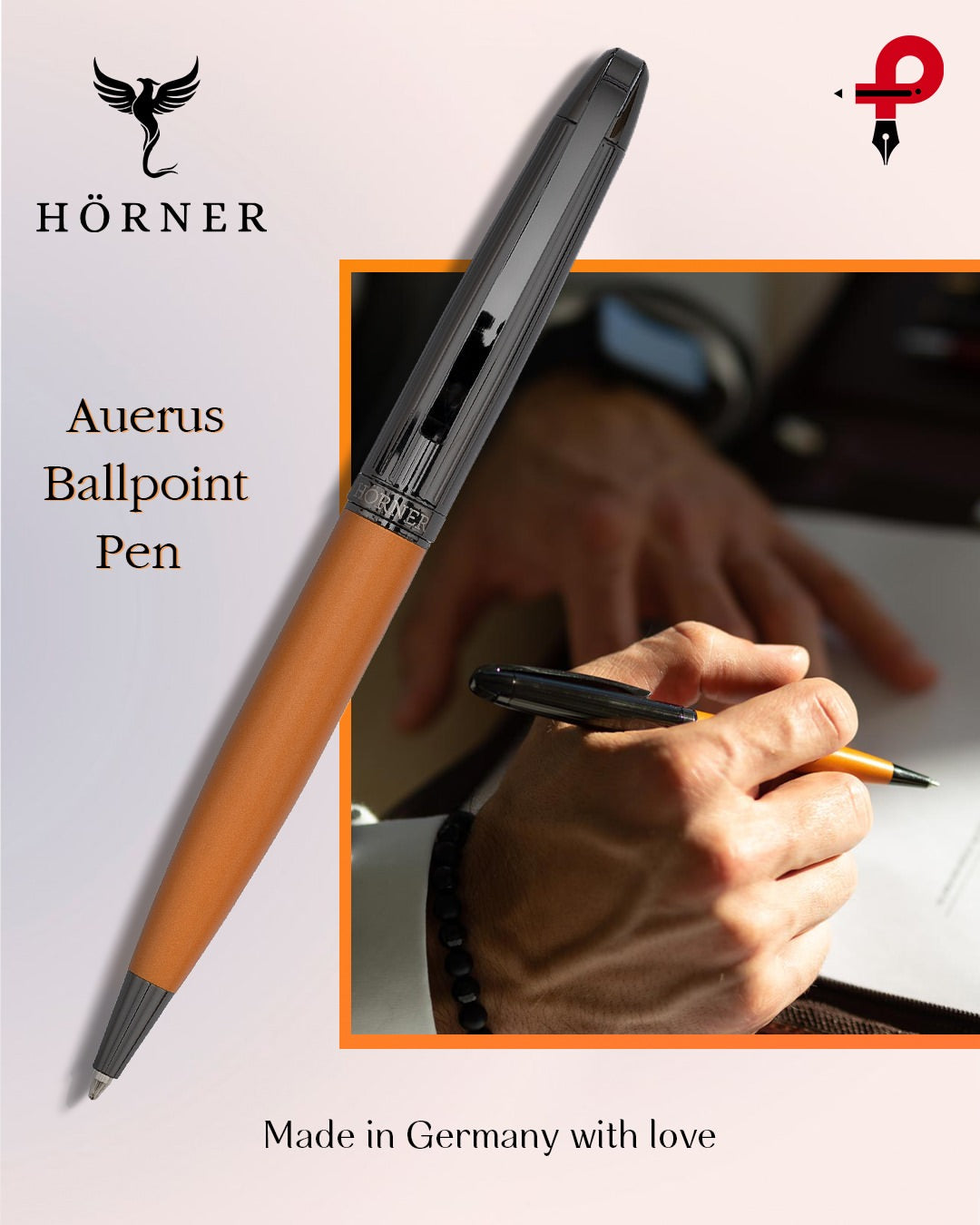Horner | Auerus | Ballpoint Pen | Orange Horner