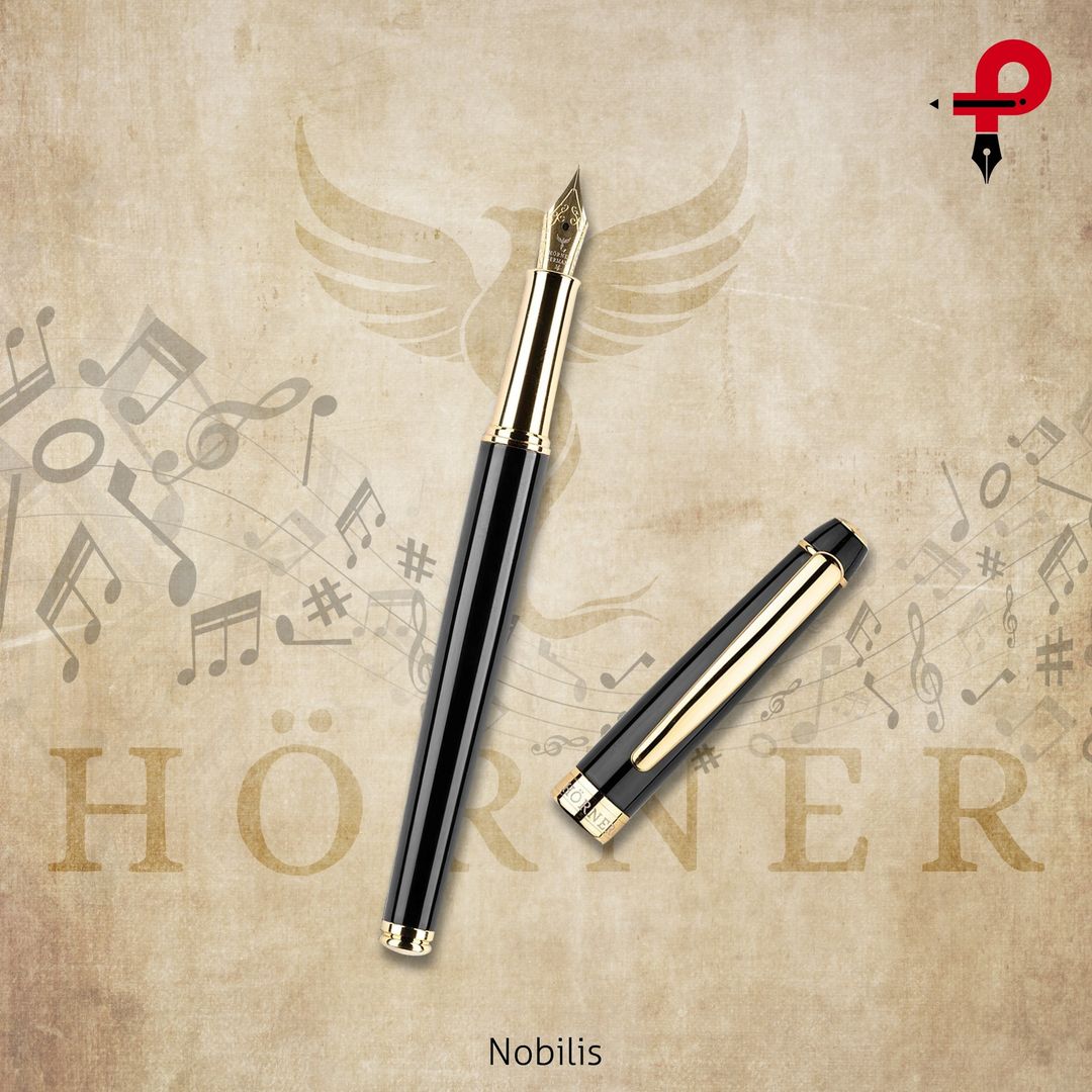 Horner | Nobilis | Fountain Pen | Black-GT Horner