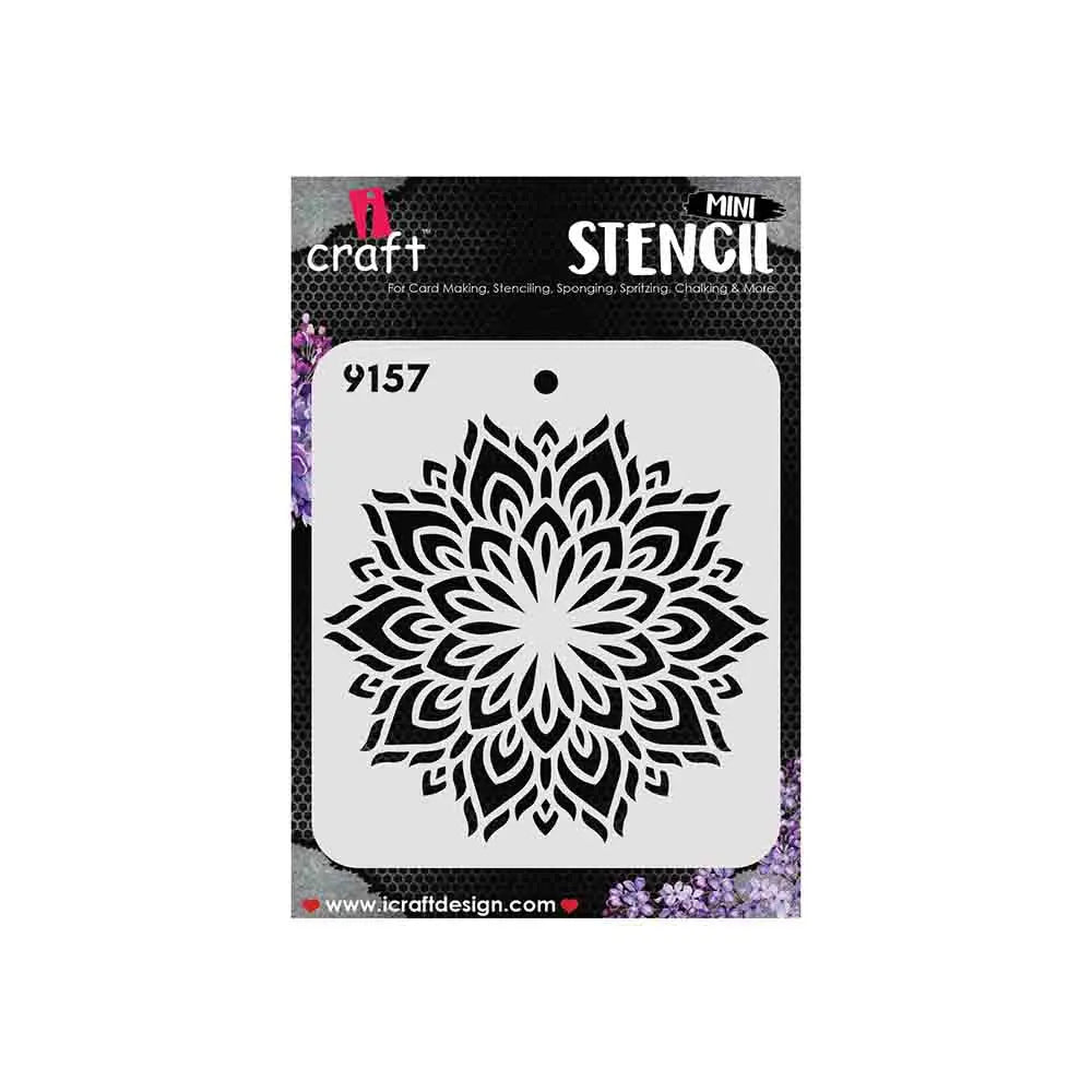 iCraft Mini Flower Stencil- 4X4- 9157 iCraft