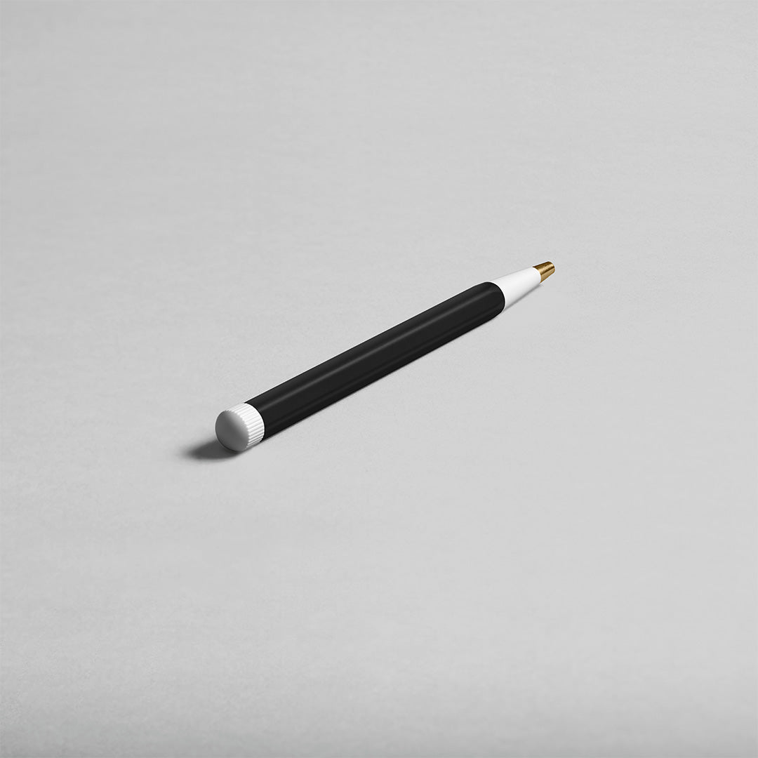 LEUCHTTURM1917 Gel Pen with Document Proof Black Ink | Drehgriffel No. 1 | Black | Twist Mechanism - penpencilink