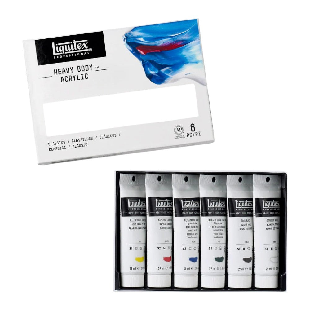 Liquitex Heavy Body Acrylic Set 59ml - Classic Shades Front Packaging