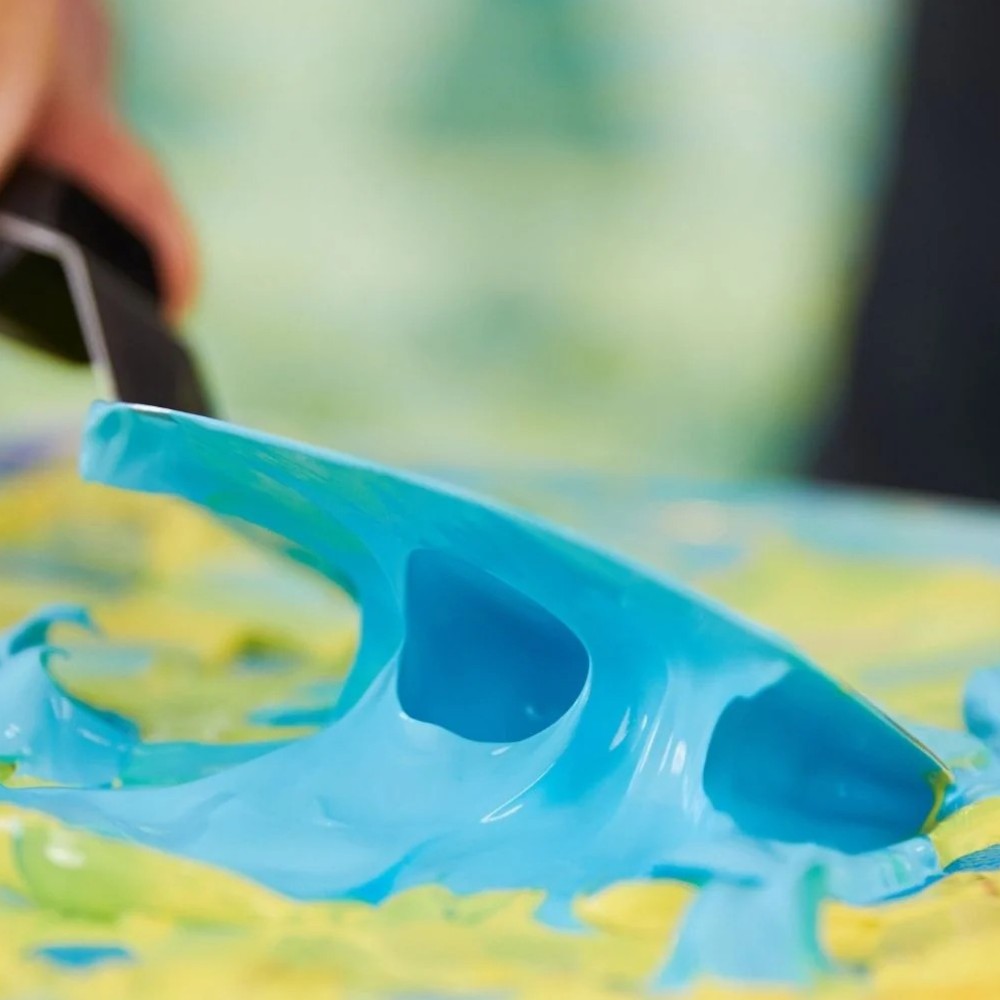 Thick Textured Application Using Liquitex Heavy Body Acrylic Paint