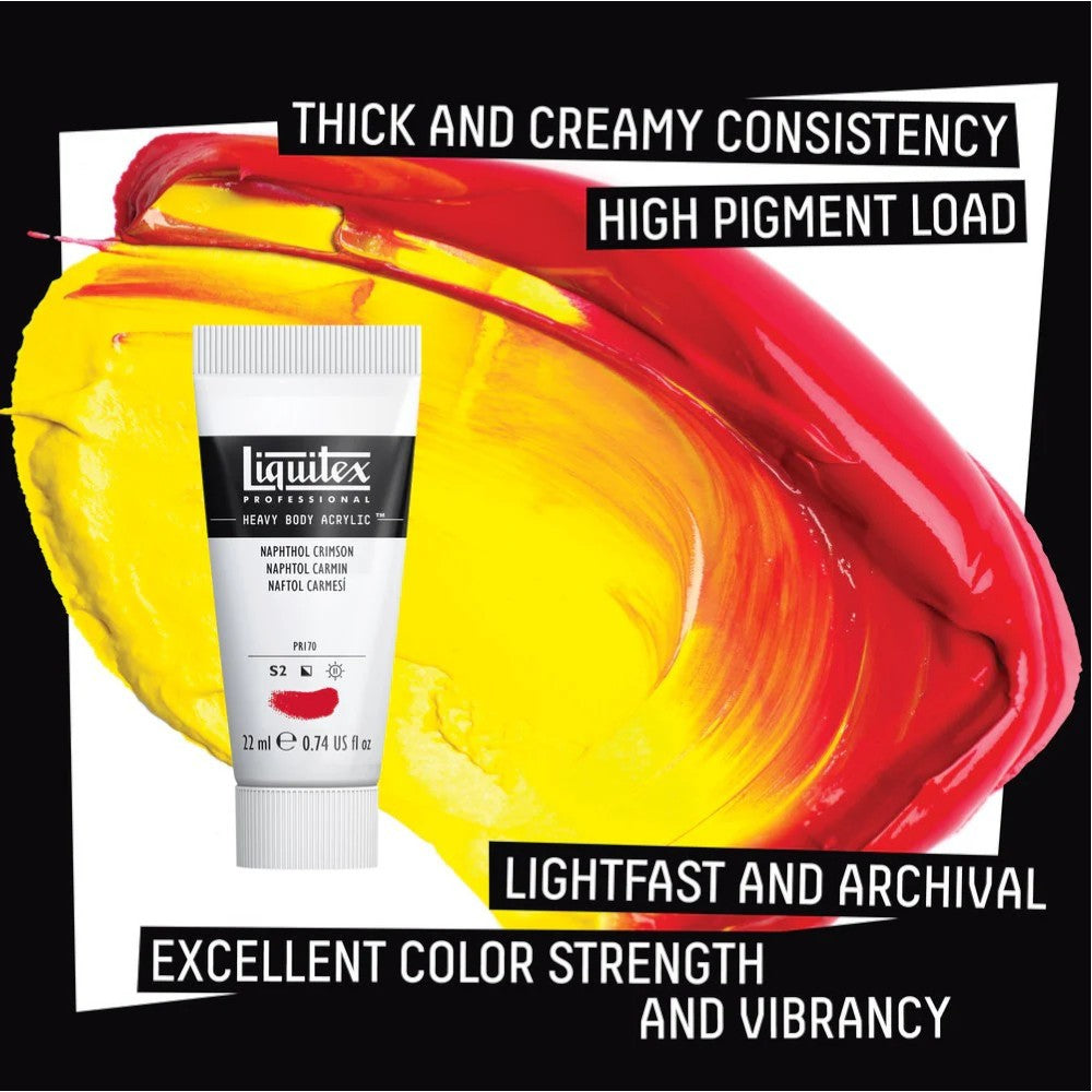 Thick Textured Application Using Liquitex Heavy Body Acrylic Paint