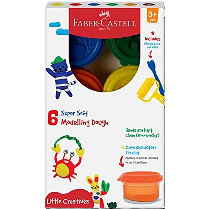 Faber Castell Little Creatives Modelling Dough Sets (Choose Size) Faber Castell